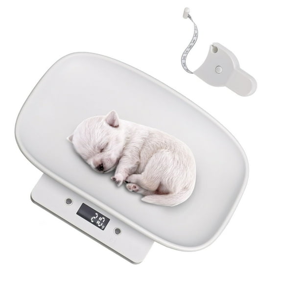 Scale for Pet, Small Pet Scale, Puppy Scales for Weighing, Puppy Whelping Scale, Dog Cat Scale, Portable Newborn Pet Scale for Small Animals, Baby Kittens Weight Scale, Max 33lb11.4 inch