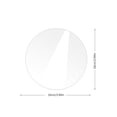 thumbnail image 3 of Blank Clear Acrylic Table Sign Reception Stand Wedding Display Plaque Holder DIY, 3 of 8