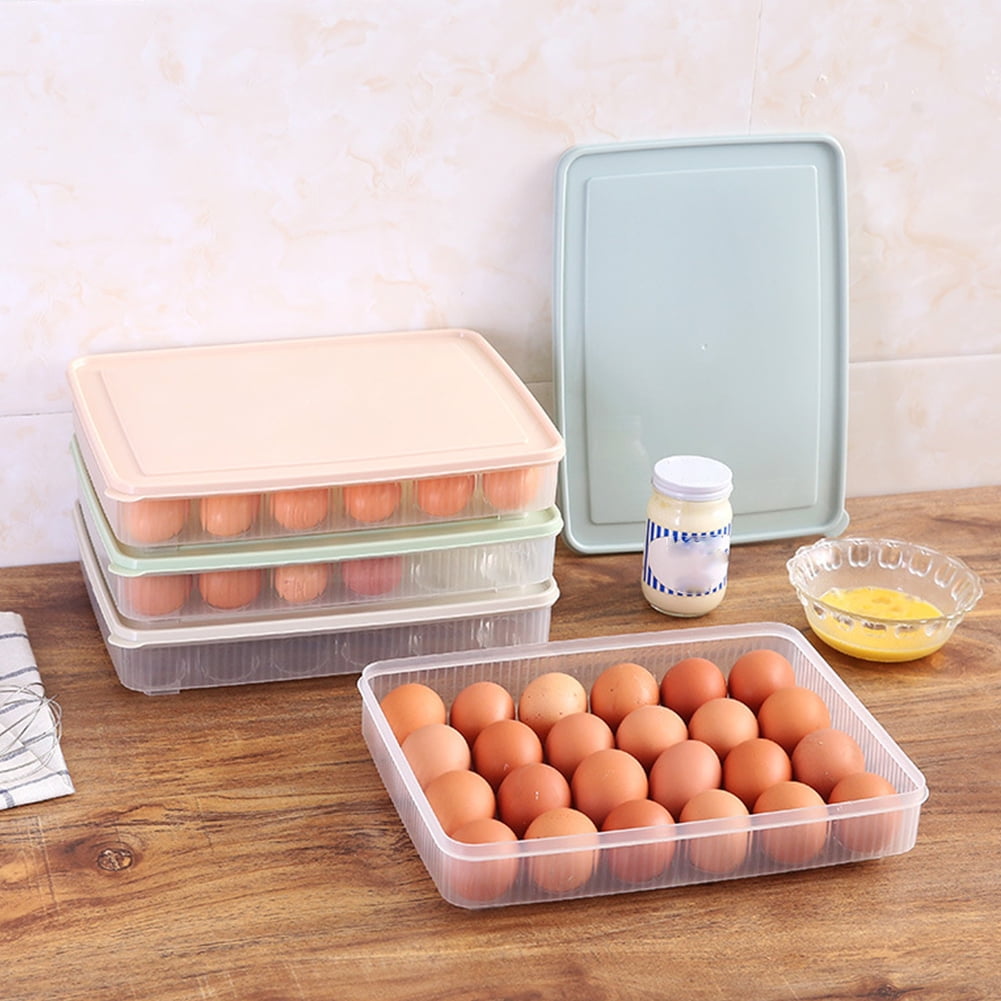 Cheers Refrigerator Egg Storage Box 24 Eggs Holder Food Container