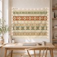thumbnail image 5 of Geometric Tribal Patterns Against Warm Terracotta Bands Cozy Rustic for Kids Native Pattern Decor Housewarming Gift Tapestry Wall Hanging for Bedroom and Living Room, 5 of 7