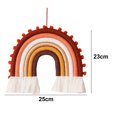 thumbnail image 2 of Colgante de pared del arco iris, decoración del arco iris, colgante de la pared del arco iris de Macrame, decoración de la guardería del bebé del arco iris, decoración de la pared de la guardería, 2 of 5