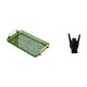 thumbnail image 1 of Bandeja para servir,Bandeja rectangular para servir en la cocina con asa,Estatua del gesto de la roca,Figuras de estatuas de dedos con gestos de música rock,Esculturas de resina creativas y, 1 of 8