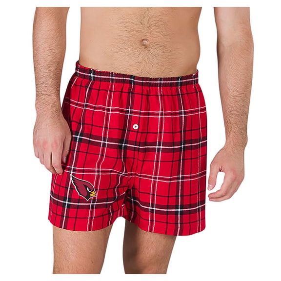 Men's Concepts Sport Cardinal/Black Arizona Cardinals Ultimate Flannel Boxers