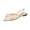 Beige, variant on Black Ladies Shoes Bow Low Heel Slip On Shallow Mouth Stylish Versatile Comfortable Lightweight Casual Footwear For Daily Outdoor All Occasions Size 36