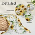 thumbnail image 3 of Spring Gnomes Throw Pillow Covers, Botanical Yellow Flowers Leaves Wooden Plank Soft Breathable Pillow Cases with Invisible Zipper, Standard Pillowcases for Couch Bed Sofa Chair 20x26 Inches, 3 of 9