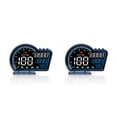 thumbnail image 2 of Sidaley Velocímetro HUD para coche LED de alta definición Alarma Pantalla digital Fuente de alimentación USB Pantalla multifunción 2piezas, 2 of 6