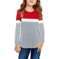 thumbnail image 1 of Sherrylily Girls Casual Long Sleeve Tops Kids Loose Tunic Blouses Size 4-15, 1 of 4