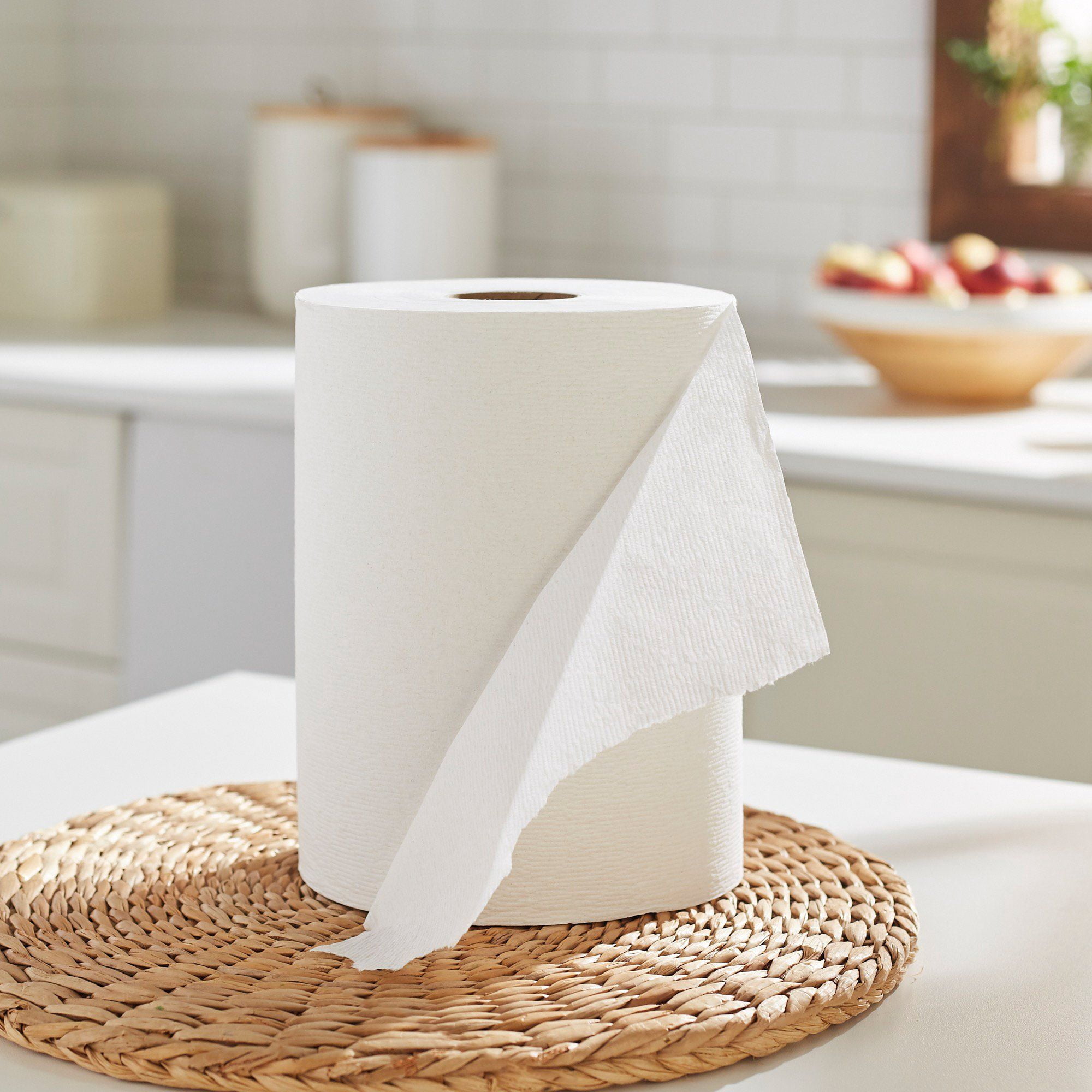 Scott Slimroll Hard Roll Paper Towel, 1-Ply, 8 Inches x 580 Feet, White, 6 Count