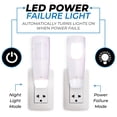 thumbnail image 4 of Westek Emergency Light, 2 Pack - Multi-Function LED Rechargeable Flashlight, Power Failure Light and Night Light - Must-Have Power Outage Lights, Ideal for Storms, Blackouts - NL-PWFL AmerTac, 4 of 9