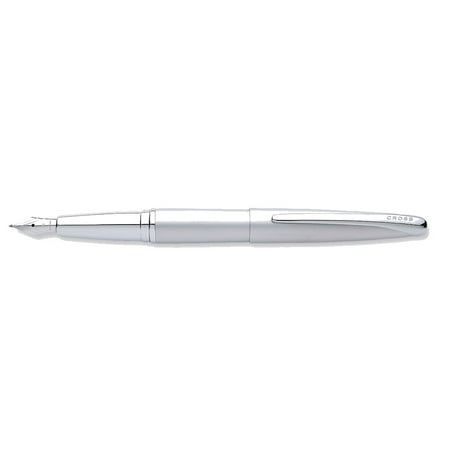 ATX Matte Chrome Fountain Pen - Engravable Personalized Gift