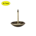 thumbnail image 1 of Uxcell Clavos de Tapicería Tono Bronce 19mm Diámetro 23mm Altura Paquete de 50, 1 of 5