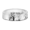 thumbnail image 3 of de Resina de Murciélago de árbol Negro Gótico Transparente de Cementerio Joyería Unisex - 19mm Sunnimix Anillo de banda, 3 of 6