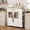 White, variant on TacleeKii Kitchen Island Cart with Storage, Mobile Serving Table for Small Spaces, Vintage Farmhouse Design, White