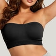 thumbnail image 7 of Wutalume Strapless Bras for Women with Removable Straps - Convertible Multi-Way Bandeau Bra, Strapless Bra for Wedding or Party,Black 32, 7 of 7