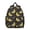 Astronaut and Moon-1, variant on Astronaut and Moon Black Pattern Backpack for School, Cute School Bag with Adjustable Shoulder Straps and Padded Back, 13.8"x11.4"x6"