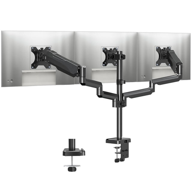 Soporte para triple monitor MOUNTUP para 3 monitores de hasta 27 pulgadas