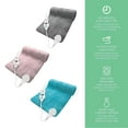thumbnail image 2 of Pursonic Comfort Trio Heating Pad Set – Teal, Pink  Gray, 2 of 3