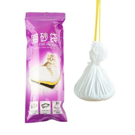 Purrfect 7 Pcs Litter Bag Essential Quick LDPE Pet Cat Litter Box Liners for Pet