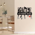 thumbnail image 5 of Craftnamesign Custom Mountain Range Summit Metal Key Holder, Mountain Coat Rack, Metal Key Hanger, 5 of 5