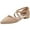 Pink, variant on Women Summer Dressy Flat Sandals Women's New Medium Heel Pointed Low Heel Buckle Shallow Mouth Suede Retro Single Shoe Sandals Shoes ow Heel Sandals Shoes
