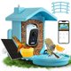 thumbnail image 1 of Comedero Inteligente para Pájaros Homiefans con Cámara Solar 2.5K HD, 1 of 9