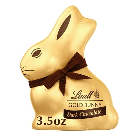 Lindt Gold Bunny Dark Chocolate Easter Chocolate Candy Bunny 3.5 oz 1 Count