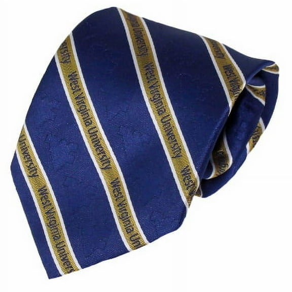 West Virginia Mountaineers Prep Necktie - Donegal Bay - Unisex - One Size