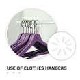 thumbnail image 3 of OUNONA Clear Hanger Tip Protectors, PVC Material, Slip-Prevention, Clothes Protection, 20Pcs, 3 of 8