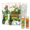 thumbnail image 1 of Bálsamo labial Kingfisher's Noni Bálsamo labial hidratante natural Cuidado de labios ultra hidratante Aceite de noni original y aceite de coco virgen (paquete de 2) (1 naranja dulce y 1 menta), 1 of 5