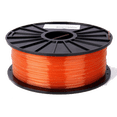 thumbnail image 1 of Zoomtoner Compatible PLA Filament Impression 3D N3D-PLA-T-Red Cartouche de Toner laser Transparent Rouge 1KG / Rouleau Diamètre 1.75mm, 1 of 1
