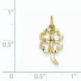 thumbnail image 2 of 14K Yellow Gold 4 Leaf Clover Charm, 2 of 2