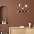 thumbnail image 3 of HINTRMENT Rectangular Wall Mount Shelf for Kitchen Acrylic Display 1Pack, 3 of 8