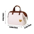thumbnail image 3 of Bolsa térmica para almuerzo para niños y adultos | Porta alimentos fríos con aislamiento térmico | Mochila de gran capacidad | Resistente al agua y al aceite | Perfecta para la escuela, el trabajo,, 3 of 6
