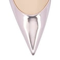 thumbnail image 4 of FSJ Women Shiny Pointed Toe Patent Pumps Slip on Stiletto High Heels Sexy Party Prom Work Shoes Size 8 Light Pink, 4 of 6