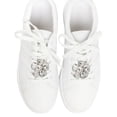 thumbnail image 3 of Unique Bargains 2 Pcs Shoe Accessories Fashionable Blossom with Detachable Clip Shoe Decorations Silver Tone, 3 of 6