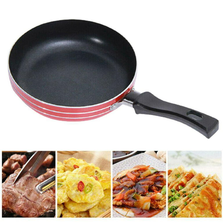 Mini Fried Eggs Saucepan Small Frying Pan Flat Non-stick Cookware Griddle  Pan NEW 