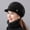 C, variant on Newsboy Cap for Women Cancer Headwear Chemo Hat Ladies Head Coverings Scarf Set