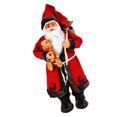thumbnail image 3 of 1 adorno navideño de Papá Noel con oso para jardín (rojo), 3 of 3
