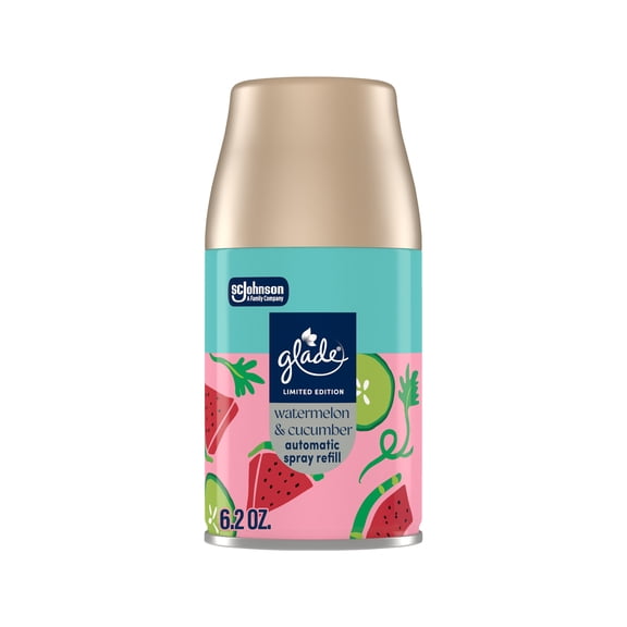 Glade® Automatic Spray Refill, Watermelon & Cucumber, 6.2 oz, 1 Count