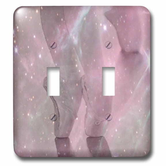 3dRose, Ballerina Pink, double toggle switch