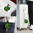 thumbnail image 6 of Saint Patrick's Day 2Pcs PU Leather Round Luggage Tags with Privacy Cover and Name ID Tag for Suitcase, Handbags, Backpacks, School Bags, 6 of 6