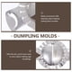 thumbnail image 2 of 1 juego de herramientas para hacer dumplings, moldes para cortar la piel de dumplings, herramientas para hacer dumplings (plateadas), 2 of 6