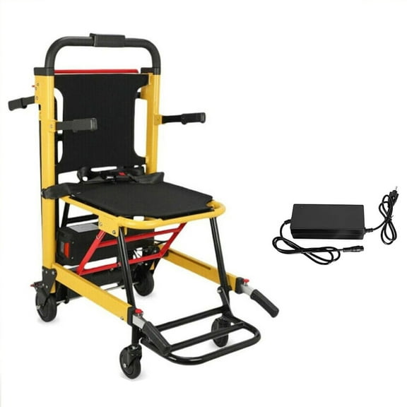 Joreek Foldable Powered Wheelchair Mobility Stairs Climbing Wheelchair Electric Mobile Elevator Stairlifts Lifts Chair for Seniors Stair Chair Max Load Capacity 440lbs