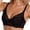 Black, variant on Summer Breathable Wirefree Foam Cup Bra with Adjustable Support and Soft Padding for Everyday Comfort in Any Season, 100D, Purple