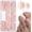 Light Pink, variant on 240 count Nude Press Toenails Women Nails with Glue Tab, Nude Tan Toenails Press Nails Glue Toenail Tips Gel Artificial False Stick Toenail Tip