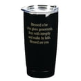 thumbnail image 2 of Dicksons Dad Blessed Is He Who Gives Generously Black 20 Ounce Stainless Steel Travel Mug Drink Hot Cold Tumbler, 2 of 2
