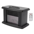 thumbnail image 2 of Calentador eléctrico para chimenea, 1000W, portátil, uniforme, de sobremesa, estufa eléctrica para chimenea con Control remoto, enchufe europeo de 220V, 2 of 10