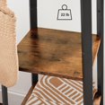 thumbnail image 2 of Boutique Home Rustic Brown Coat Rack with Storage Shelves, 2 of 7