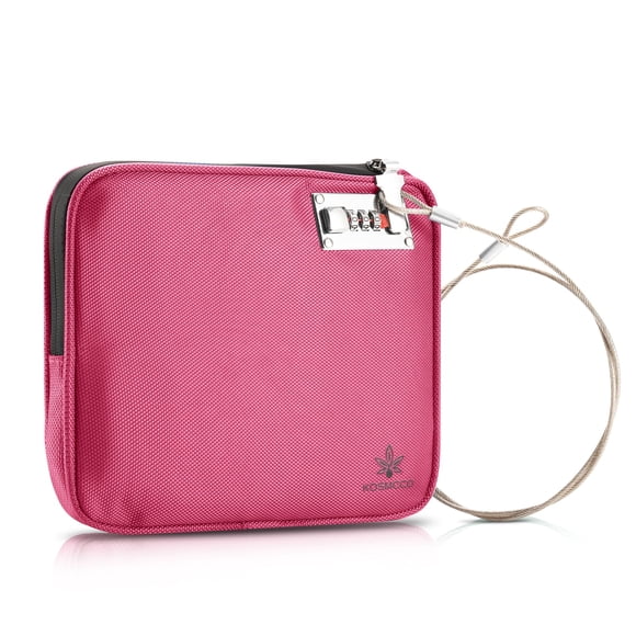 Bolsa de almacenamiento KOSMCCO Beach Lock 23 x 19 cm, color rojo rosado