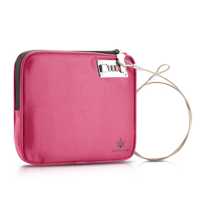 Bolsa de almacenamiento KOSMCCO Beach Lock 23 x 19 cm, color rojo rosado